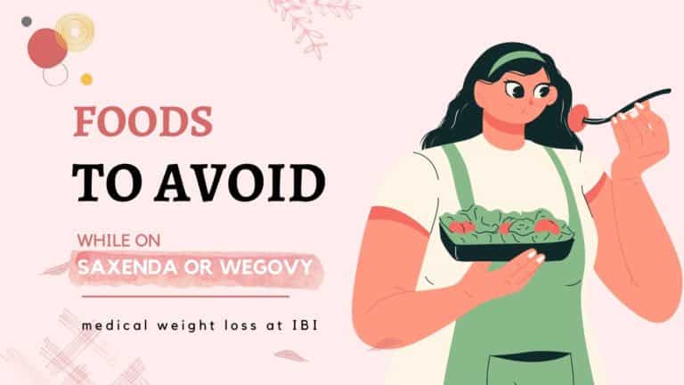 foods to avoid while on saxenda or wegovy