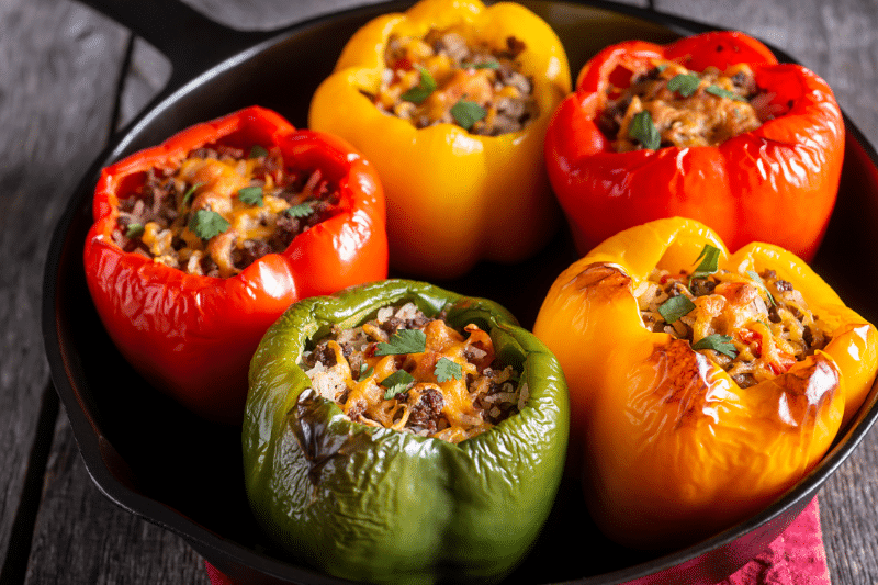 Mediterranean Food Diet -Stuffed Bell Peppers