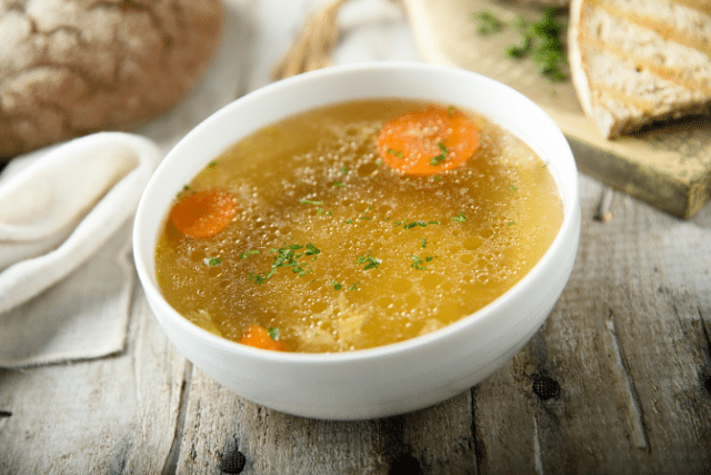 Broth based soup